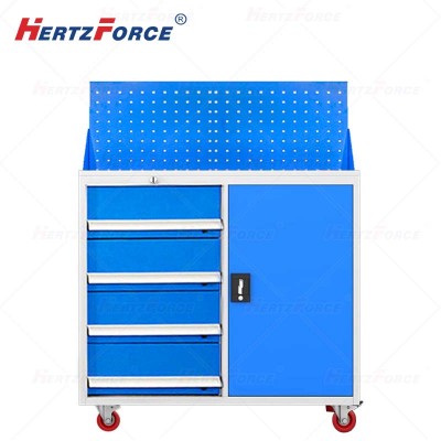 工具车 左四斗右单门 850*1000*515mm 灰蓝套色