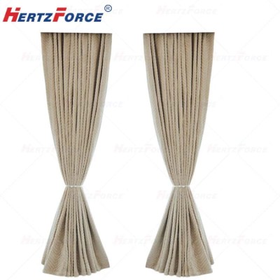 遮光隔音保暖 法兰绒窗帘 1m*2.7m 绅士灰 奶茶色