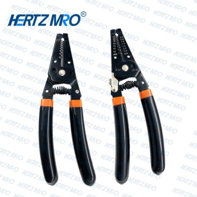 7寸弯柄多功能剥线钳 全长180mm  黑黄色