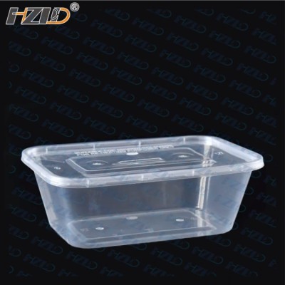 一次性饭盒 透明 300套/箱 1000ml