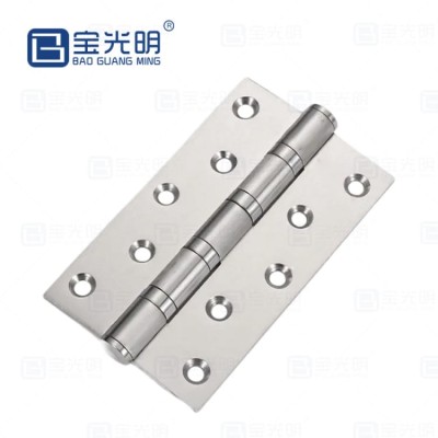 304不锈钢平开合页5寸 124mm*75mm*3.0 配螺丝